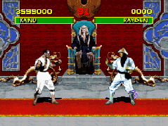 mortal kombat throne room on snes